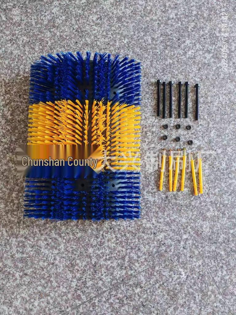 Bardzo Duża Składana Szczotka do Ciała Krowy – Trójsekcyjna Rolka do Masażu i Drapania do Czyszczenia Zwierząt Gospodarskich