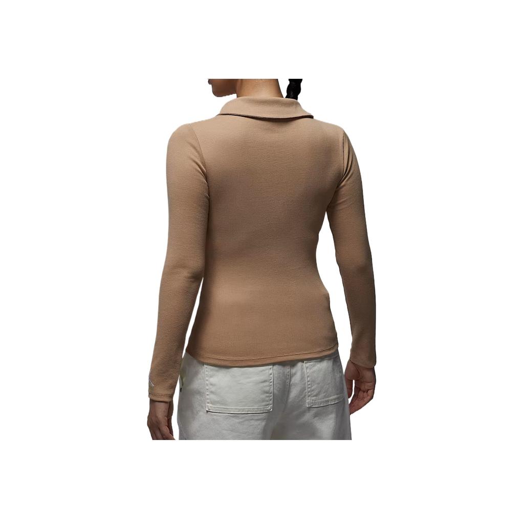 Jordan Solid Color Comfortable Long Sleeve Knit Sweater Women sweater FV7192-200