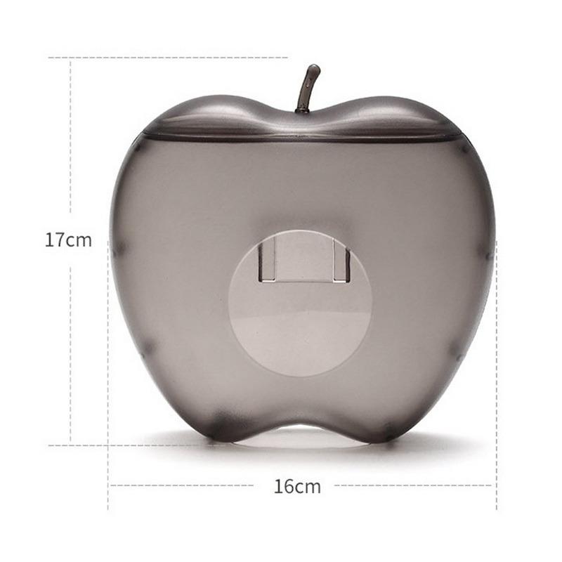 Apple Shape Disposable Food Cover Storage Box Wall-mounted Plastic Wrap Elastic Fresh Keeping Bag Organizer Kitchen Containers