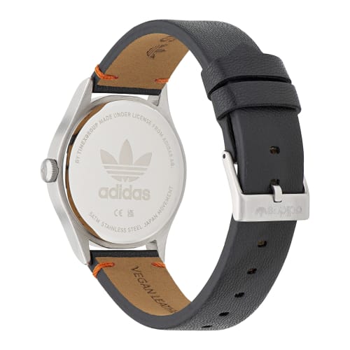 Adidas Originals Watch PROJECTONE STEEL White Dial Stainless Steel Quartz 39mm Sports Watch AOST23045 Unisex Black