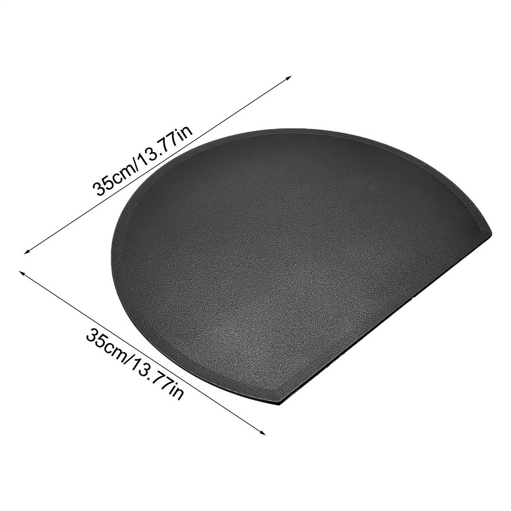 

Chopping Board D-Shaped Mat Food Cutting Board For Meat Fruit Vegetable Cheese Steak Bread Charcuterie Home Apartment Countertop чёрный