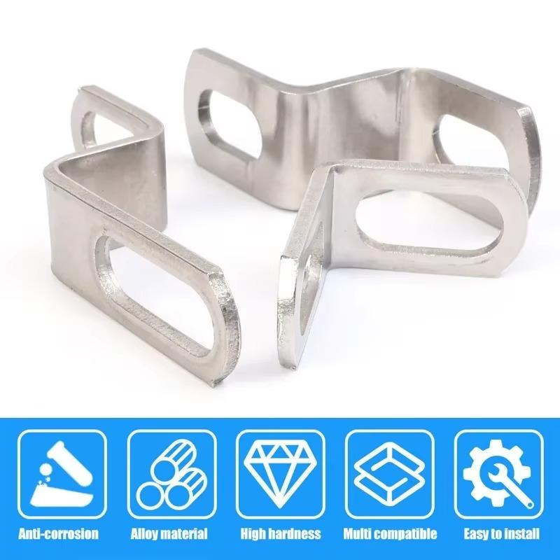 Various Size Motorcycle Universal Support Type Z/L Silencer Holder Mounting Clamp Bracket for Motor Exhaust Muffler Pipe Tube