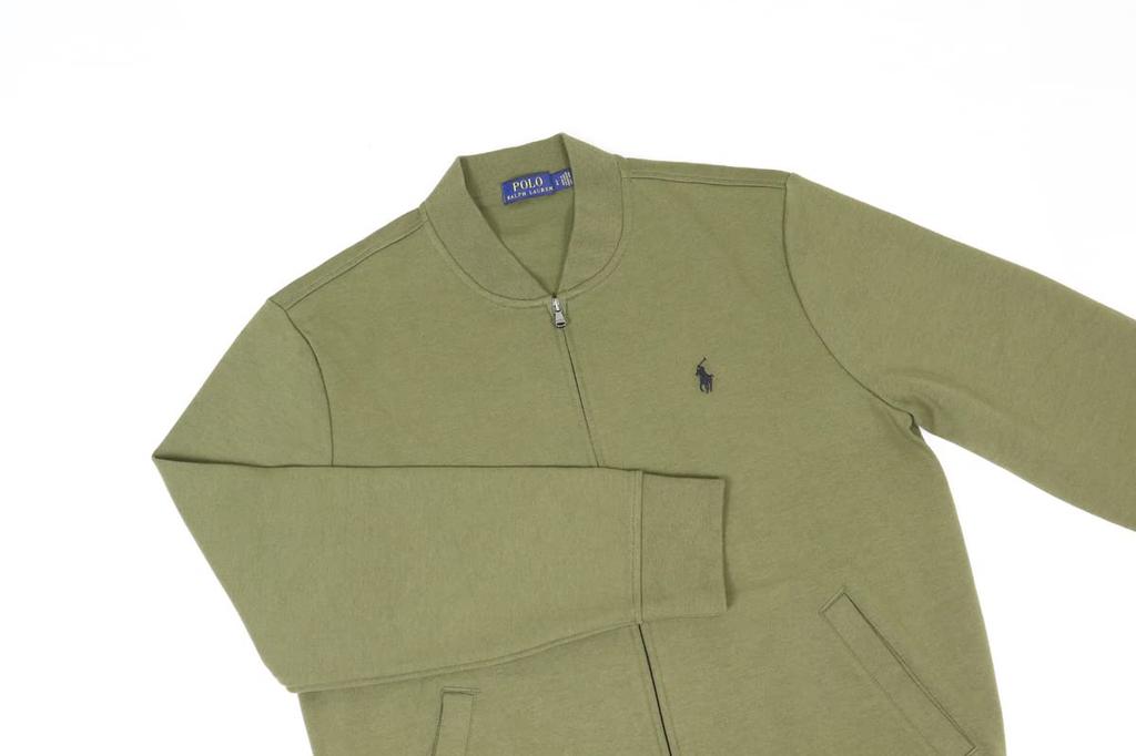 Polo Ralph Lauren Jersey Track Jacket with Embroidered Pony Size Men's Full-Zip Logo, 0102848-M [Used]