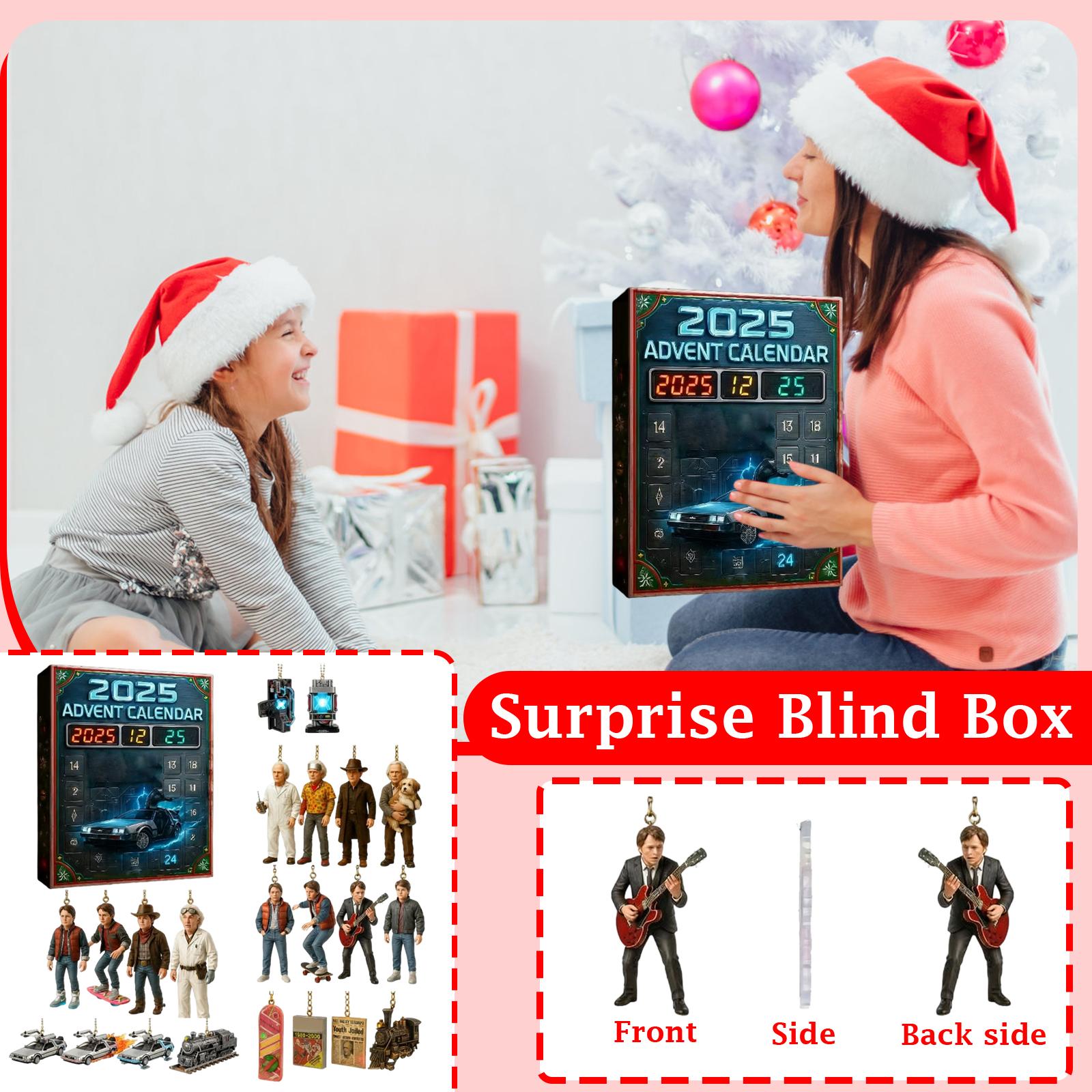 

2D Plane+airplane Box +24PC+ Fitness Decoration Advent Christmas Countdown Box Calendar One Size