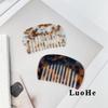 Luohe Jewelry Portable Acetate Hair Comb for Girls - New Souvenir Small Comb