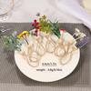 Creative Fun Flower Napkin Ring Personalized Fun Napkin Ring High-end Hotel Restaurant Plate Napkin Ring