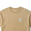 Vans Solid Color Letter Print Round Neck Short Sleeve T-Shirt Men Tops Brown VN000GS14MG