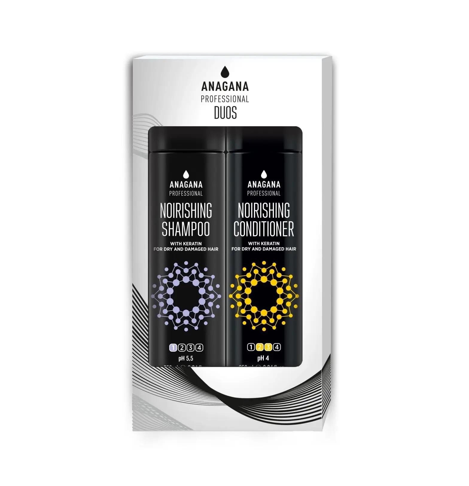 

Набір DUOS Живильний з кератином для сухого комірчастого волосся ANAGANA