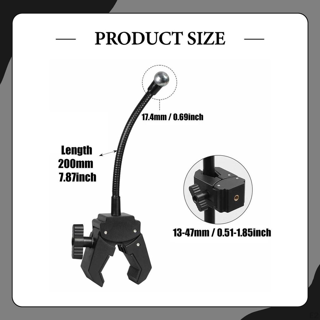 Phone Holder Support Hose Gooseneck Arm Mount Accessories Portable Clip Adjustable Bracket