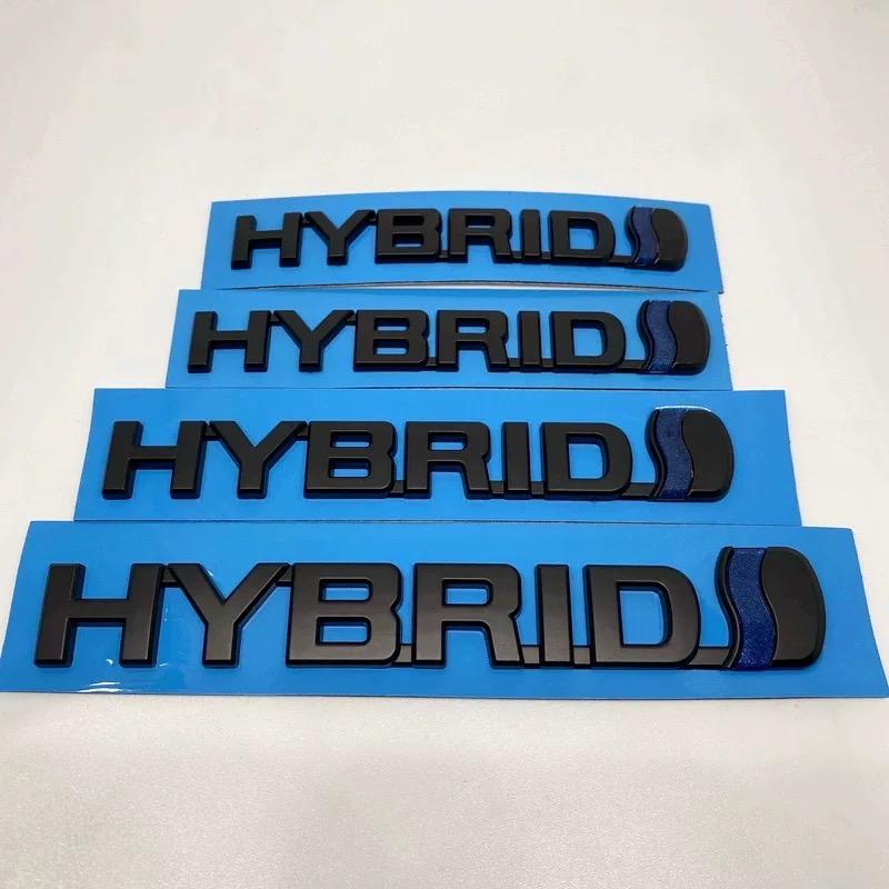 Toyota Hybrid ABS Emblem Sticker Rear Tail Badge Logo for Camry RAV4 Prius Corolla Highlander Avalon C-HR Yaris Car Accessories