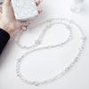 Crystal Bead Flower Phone Charm & Versatile Anti-Loss Crossbody Chain Keychain