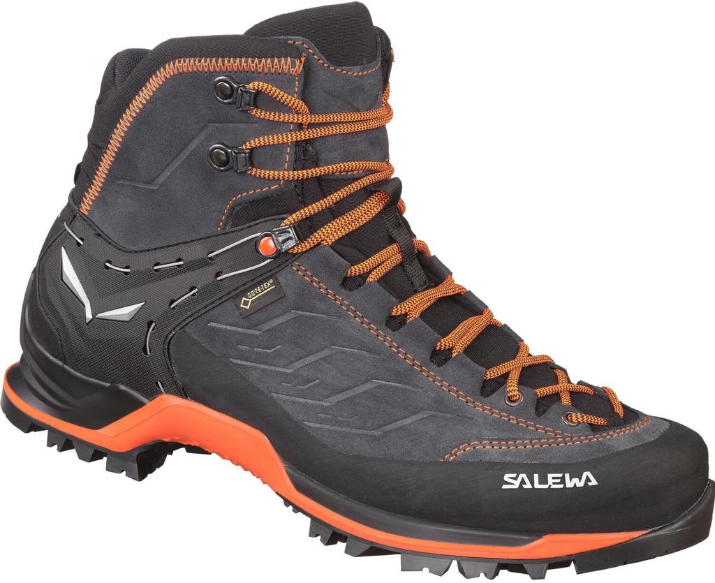 Hiking Shoes Salewa MTN Trainer Mid GTX Asphalt/fluo Orange