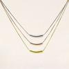 Small Eggplant Elbow Necklace Female Titanium Steel Clavicle Chain Snake Bone Chain Stainless Steel