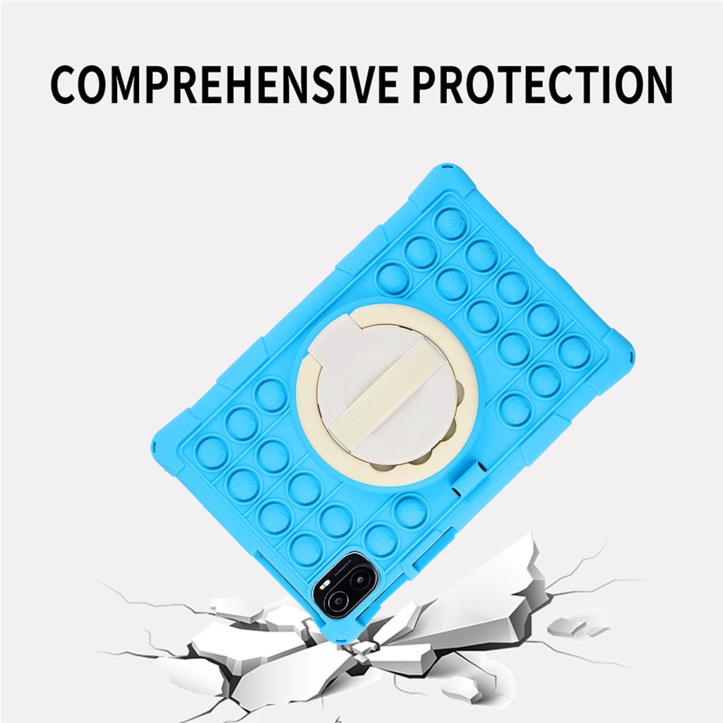 For Xiaomi Mi Pad 5 6 Pro Case Soft Bubble Silicon Kids Handle Cover For MiPad 5 Pro 2021 11 Inch Tablet Stand Case Shoulder Strap
