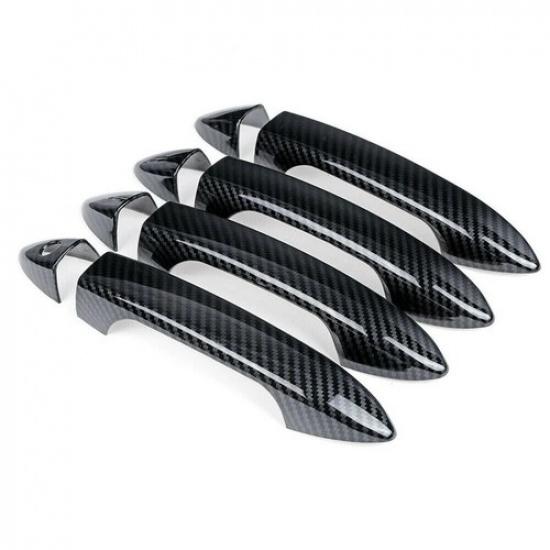 8X Carbon Fiber Car Door handle Cover Trim For Honda Accord G9 Pilot Ridgeline