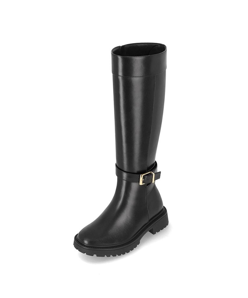 Elcanto Mazz Women'S Buckle-Type Long Boots 3.5Cm Lcwl99M54V