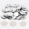 50Set 25-75Mm Metal Badge Pin Button Maker Parts Diy Blank Badge Button Parts For Art Crafts Making Iron-Base Badges Set