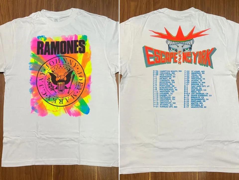 Ramones Escape From New York Tour 1990 Unisex T-Shirt S