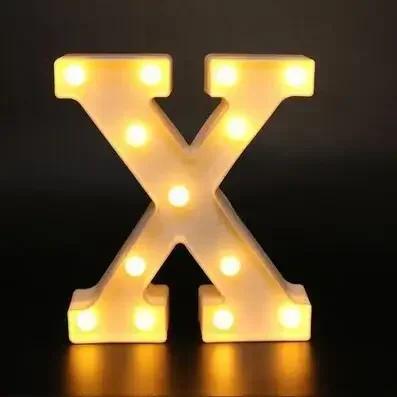 Wedding Decorative Name Number letters LED Lights Luminous Number Lamp Party Baby Bedroom Decoration Home Night Light