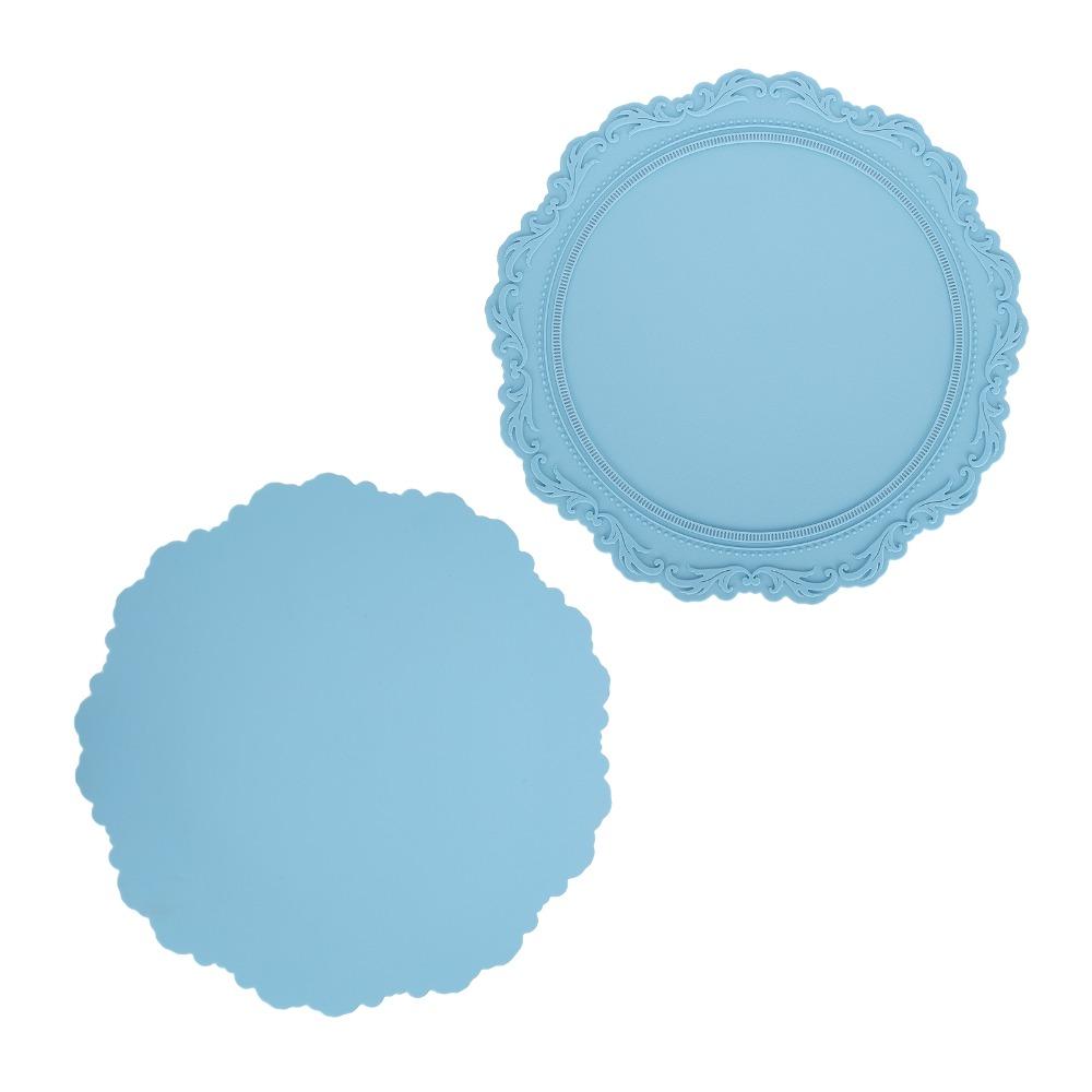 Silicone Embossed Mat Non Slip Drainage Pad Foldable Anti Slip Cushion Restaurant