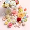 Mixed Rose Artificial Flowers Silk Fake Flowers Heads for Room Home Decor Wedding Decoration DIY Craft Garland Gifts Accessories