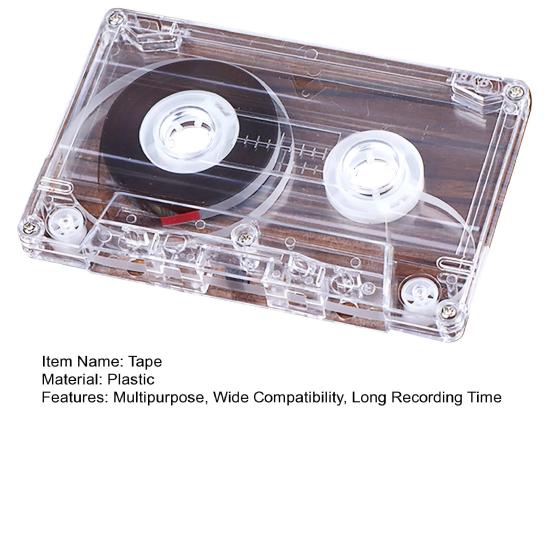 Leere Kassettenleere Audiokassette 45/60/90 Minuten Aufnahmezeit Band für Studium Vorlesungen Musik Alltägliche Sprachaufzeichnung