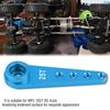 CNC Machining Aluminium Alloy 25T Servo Arm for WPL 1627 RC Truck (Blue)