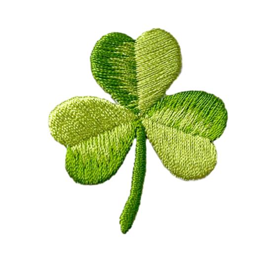 Embroidered Patch, Four Leaf Clovers Iron-on Patch, Self Adhesive Clovers Embroidered Appliques, DIY Clothing Patch for Clothes Bags Jeans A