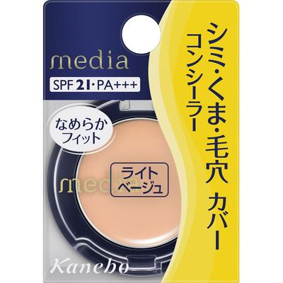Korektor Media Concealer S světle béžový 1,7 g. Po přípravě pleti primerem naneste malé množství na koneček prstu a rozetřete do