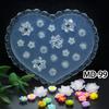 Durable Silicone Nail Art Mold Relief Pattern Nail Art Decortive Mold DIY Manicure Tool Printing Template Nail Mold