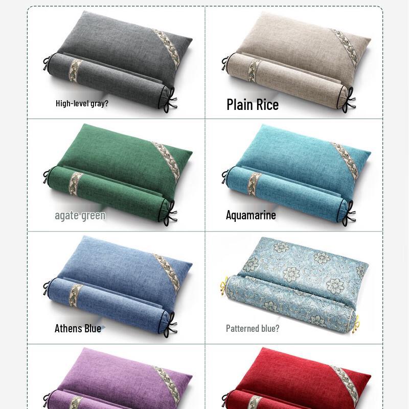 OEING Herbal Inflatable Heating Massage Pillow