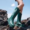 Damen Hohe Rutschfeste Gummistiefel - Wasserdichte Gummischuhe für Alle Jahreszeiten