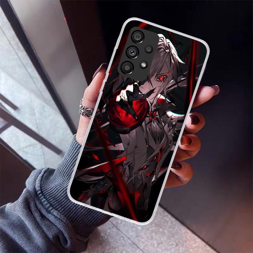 Arlecchino Genshin Impact Phone Case For Samsung Galaxy A52 A51 A50S A32 A22 A12 A02S A72 A71 A31 A70 A30S Note 20 Ultra 10 Plus