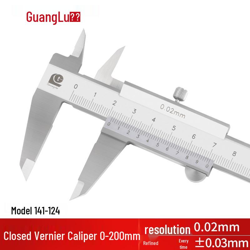 Guilin High Precision Vernier Caliper 0-150mm - Industrial Grade Mechanical Oil Mark Wire Card