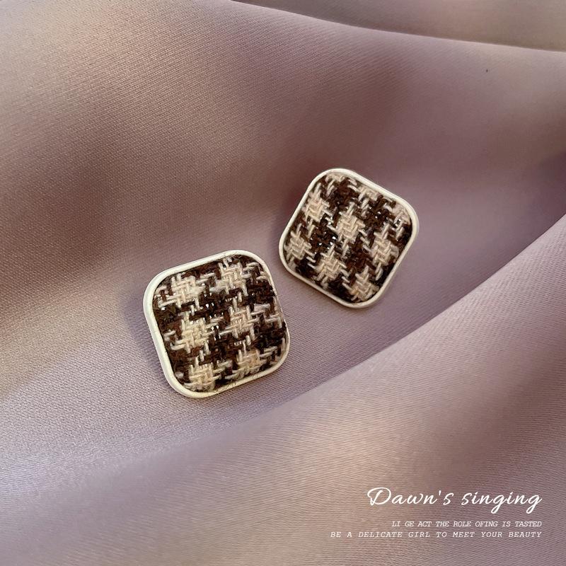 Orecchini Donna Bronzallure Quadrati Incanto in Golden Rosè Placcato