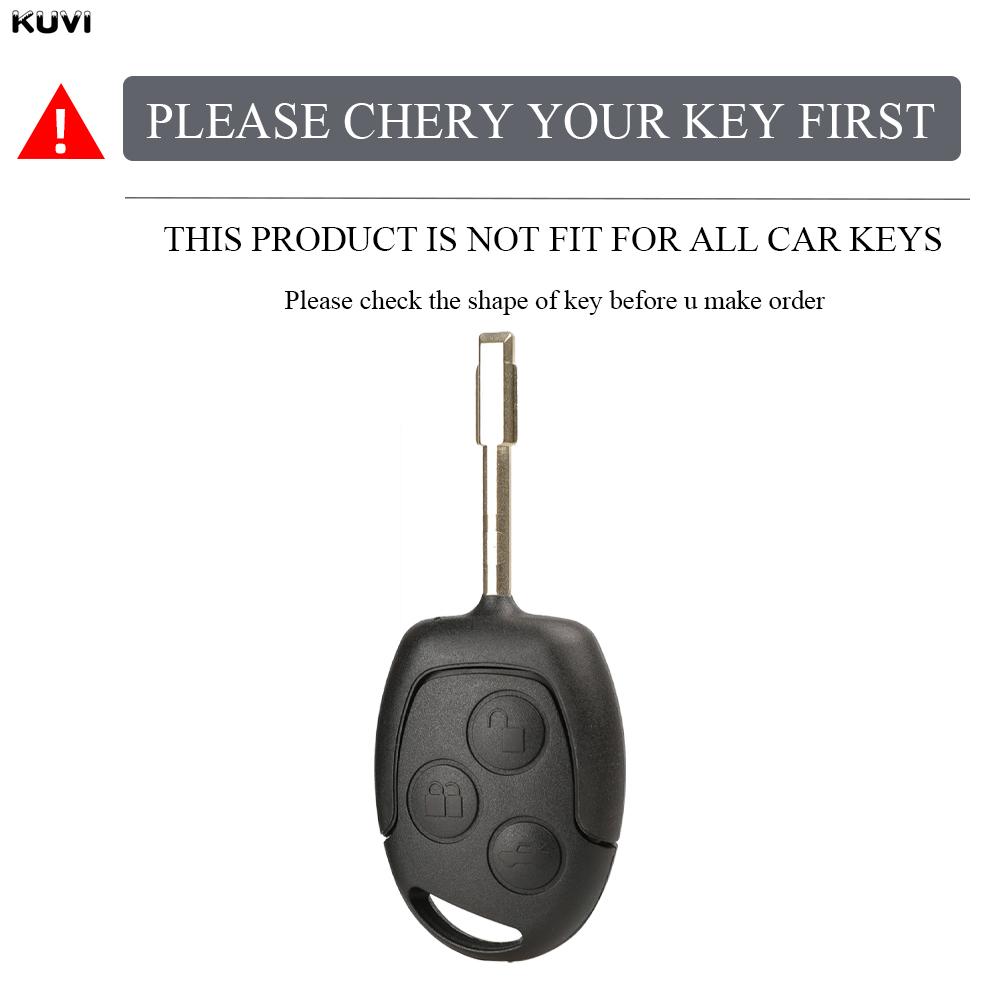For Ford Mondeo Focus Fusion Fiesta Galaxy Transit 2006 2007 2008 Soft Tpu Golden Car Key Case Holder Keychain Fob Accessories
