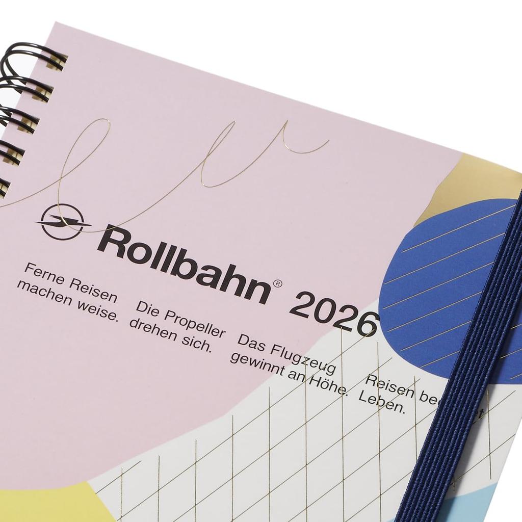 Delfonics Planer 2026 Ausgabe Start Oktober Rollbahn Skoig L Monatsplaner Blau x / 2025 (Hellgelb)