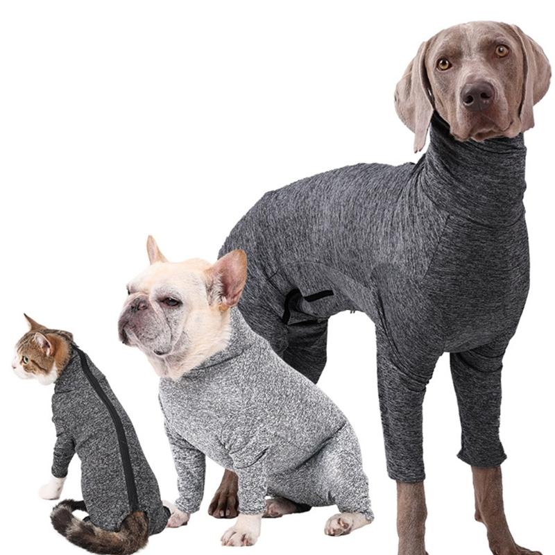 Surgery Recovery Bodysuit for Dogs Prevent Shedding Anxiety Calming Dogs Clothes Onepiece Jumpsuit for Male Female Puppy