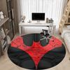 1 buc. Covor Rotund de Birou Batman, Sub Scaune de Birou, Dormitor, Sufragerie, Decor Acasă, Decor Cameră, Disponibil în Diverse Mărimi