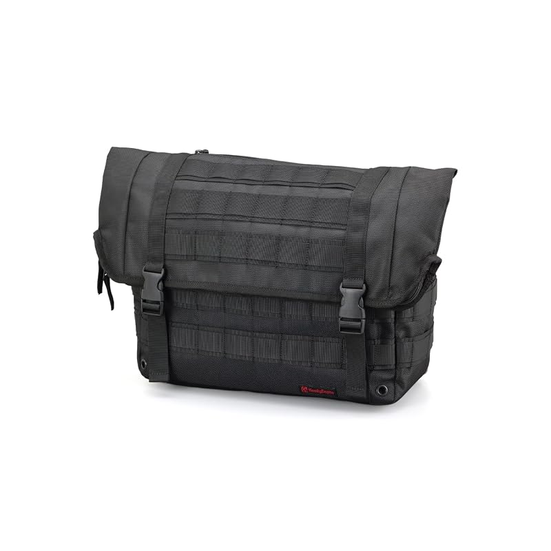 Henly Begins Daytona Motorcycle Side Bag 10L Waterproof Saddlebag WR DHS-20 Black 21774