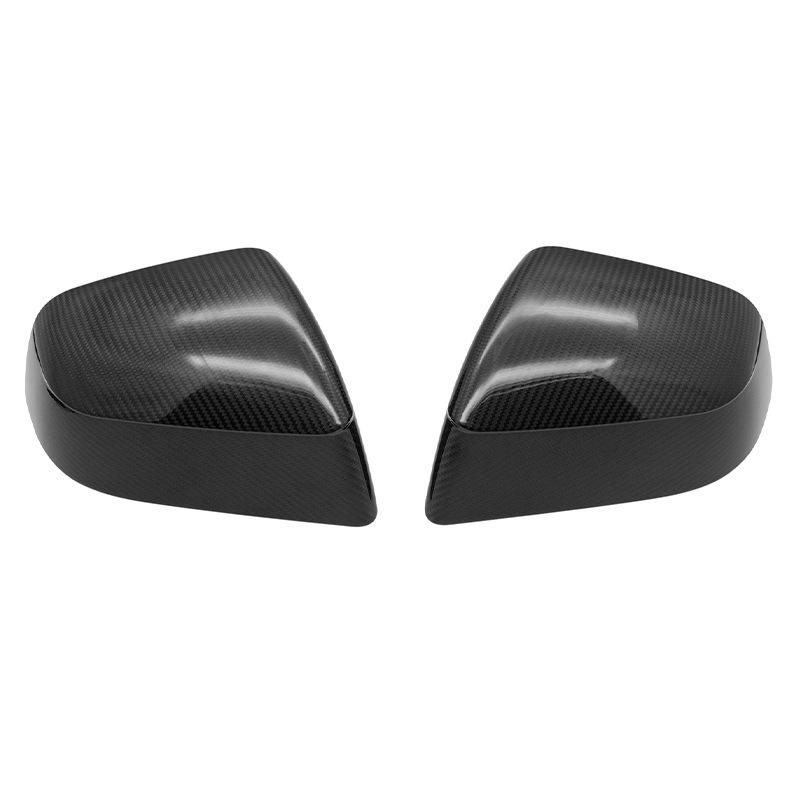 Tesla Model Y Real Carbon Fiber Rearview Mirror Protective Cover