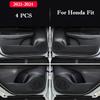 For Honda Fit 2014-2026 Car Door Anti Kick Pad Protection Sticker Carbon Fiber Scratch Resistant Film Interior Accessories