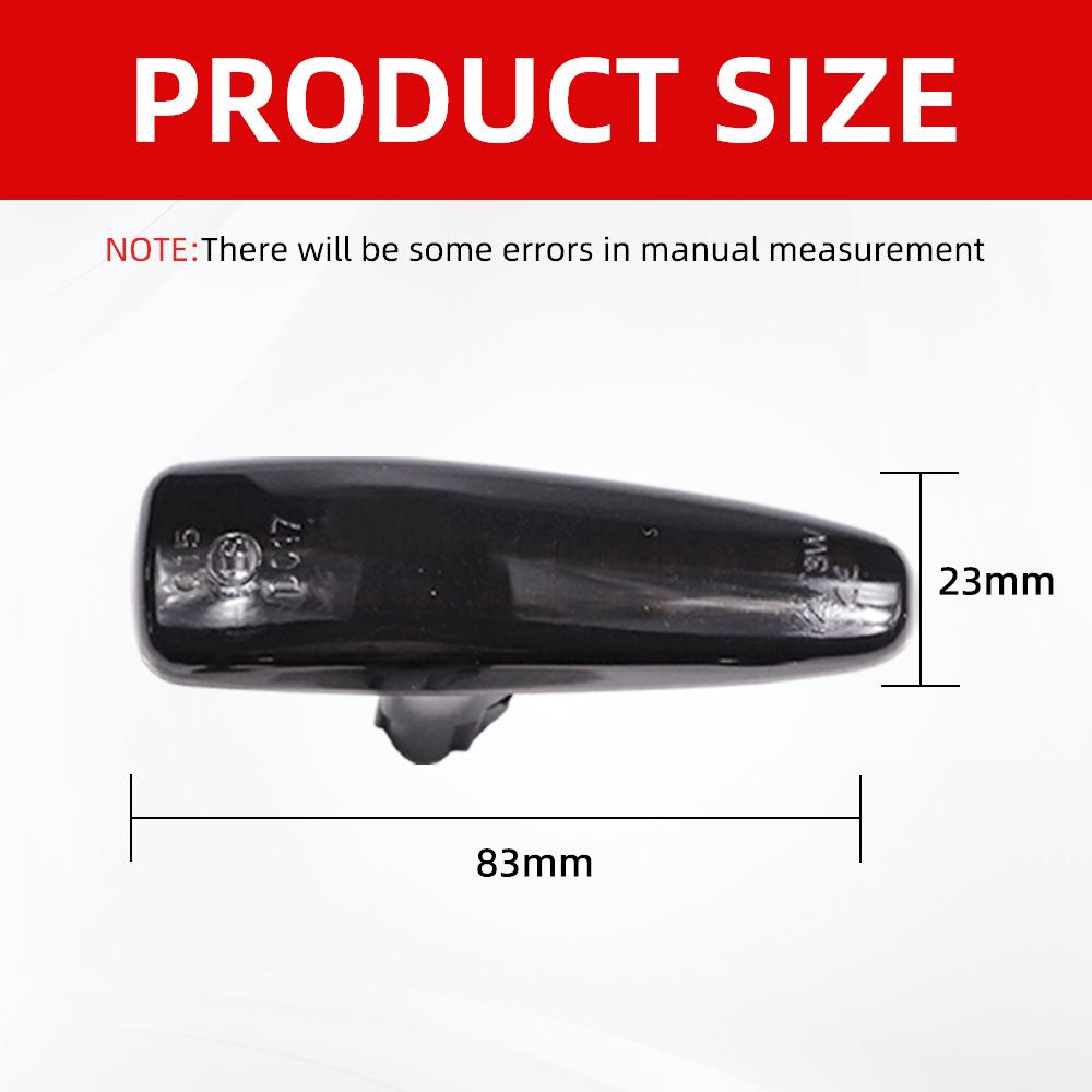 LED Dynamic Turn Signal Side Marker Sequential Light For Mitsubishi Lancer Evolution Evo X Outlander Sport RVR ASX Mirage 2014+