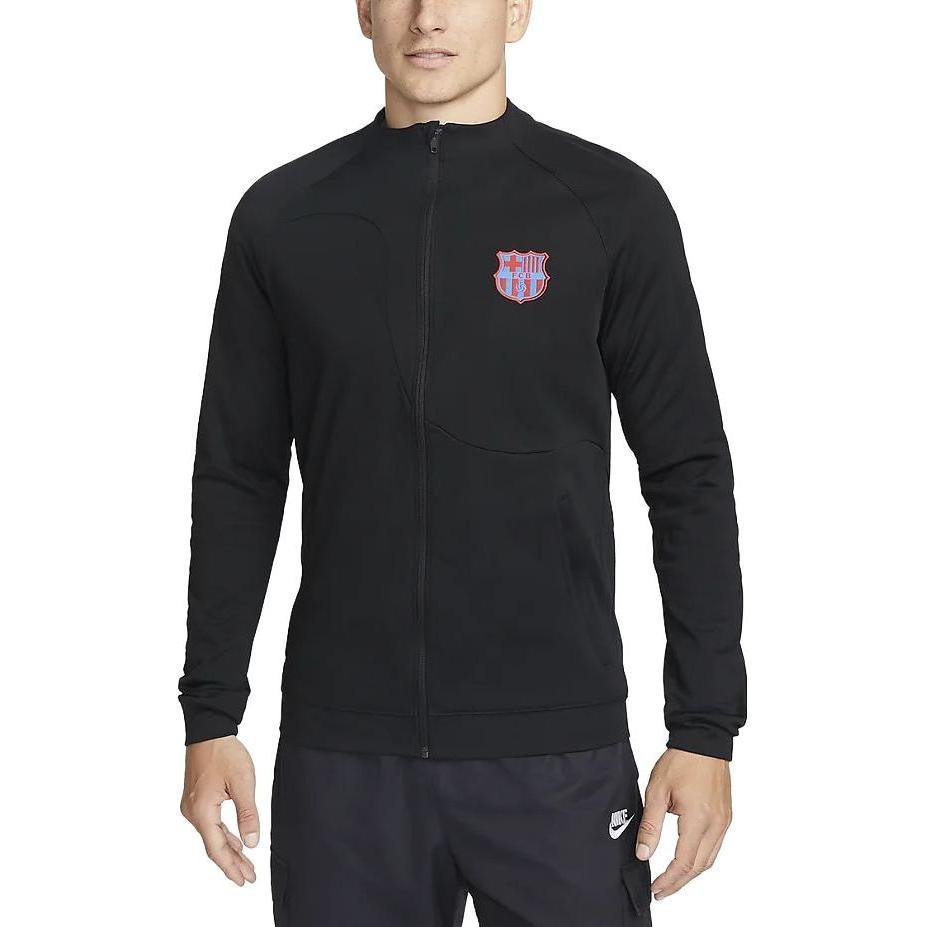 Nike F.C. Barcelona Academy Pro Knit Football Jacket  Black  Men s DN3077-010 XXL