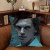 Actor J-Jamie Campbell Bower Pins Cushion Cover Car Throw Pillow Case For Sofa Car Christmas Gift