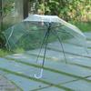 Semi Long Handle Umbrella for Rain with Ergonomic