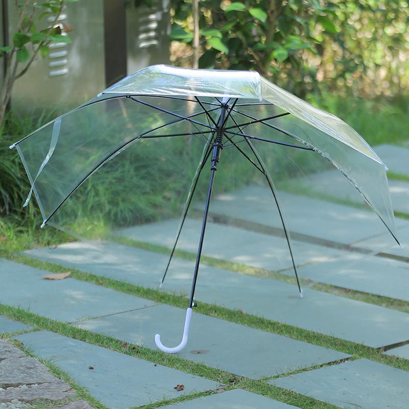 Semi Long Handle Umbrella for Rain with Ergonomic