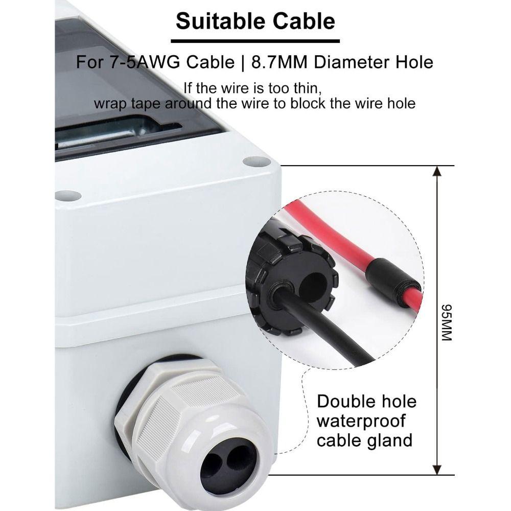 DC500V PV Solar Disconnect Switch IP65 16A/20A/32A/40A/63A Solar Disconnect Switch Photovoltaic DC Isolation Switch
