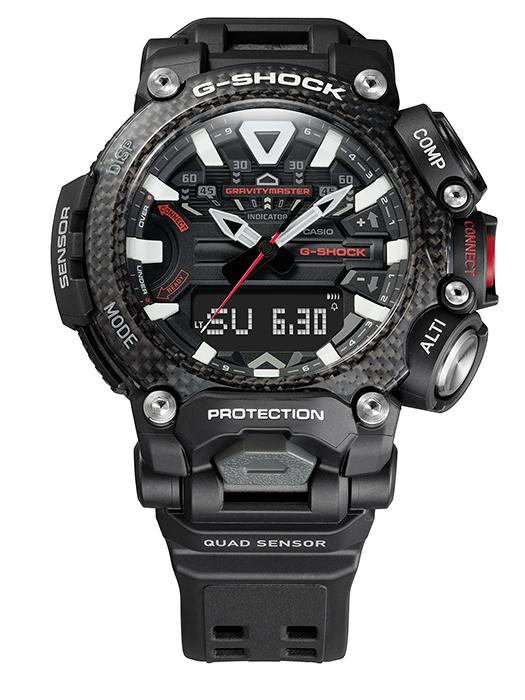 Casio Ceas Digital G-SHOCK pentru Bărbați, Rășină, Rezistent la Apă 200M, Rezistent la Șocuri, Mecanism Quartz, GR-B200-1A