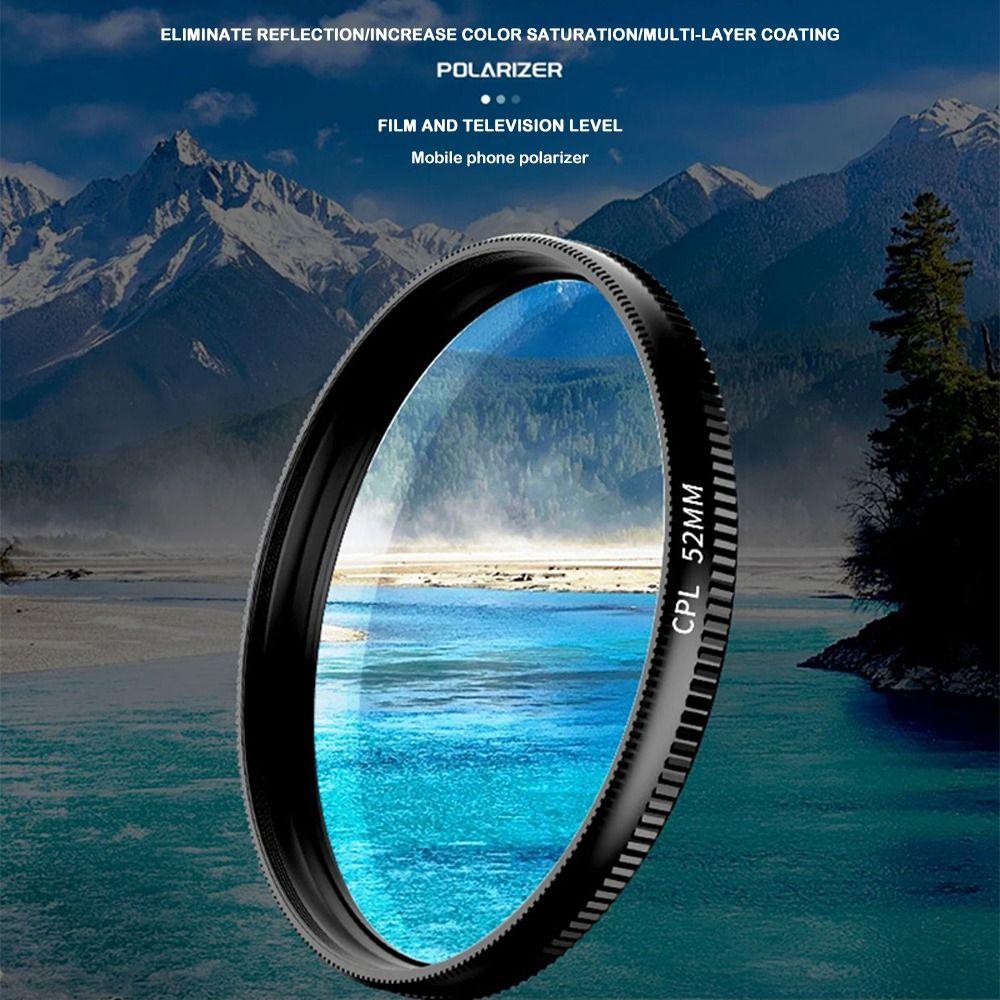 Circular CPL Lens Filter 52MM/67MM Phone Polarizer Portable Camera Lens Filter